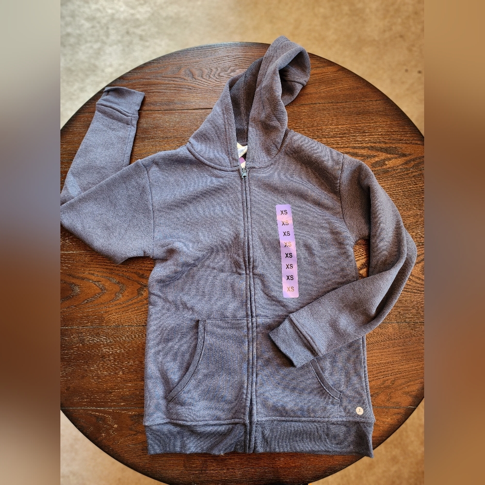 NWT Danskin Ultra Soft Hoodie Sweatshirt Women's size xs (see measurements) - Picture 3 of 8